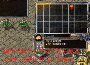 道士与战士组队如何发挥最大战力?实战配合技巧全解析 道士与战士组队如何发挥最大战力?实战配合技巧全解析