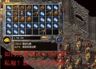 如何免费畅玩45级传奇私服?新手攻略全解析 如何免费畅玩45级传奇私服?新手攻略全解析