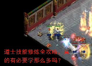 道士技能修炼全攻略,真的有必要学那么多吗? 道士技能修炼全攻略,真的有必要学那么多吗?