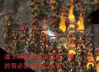 道士技能修炼全攻略,真的有必要学那么多吗? 道士技能修炼全攻略,真的有必要学那么多吗?